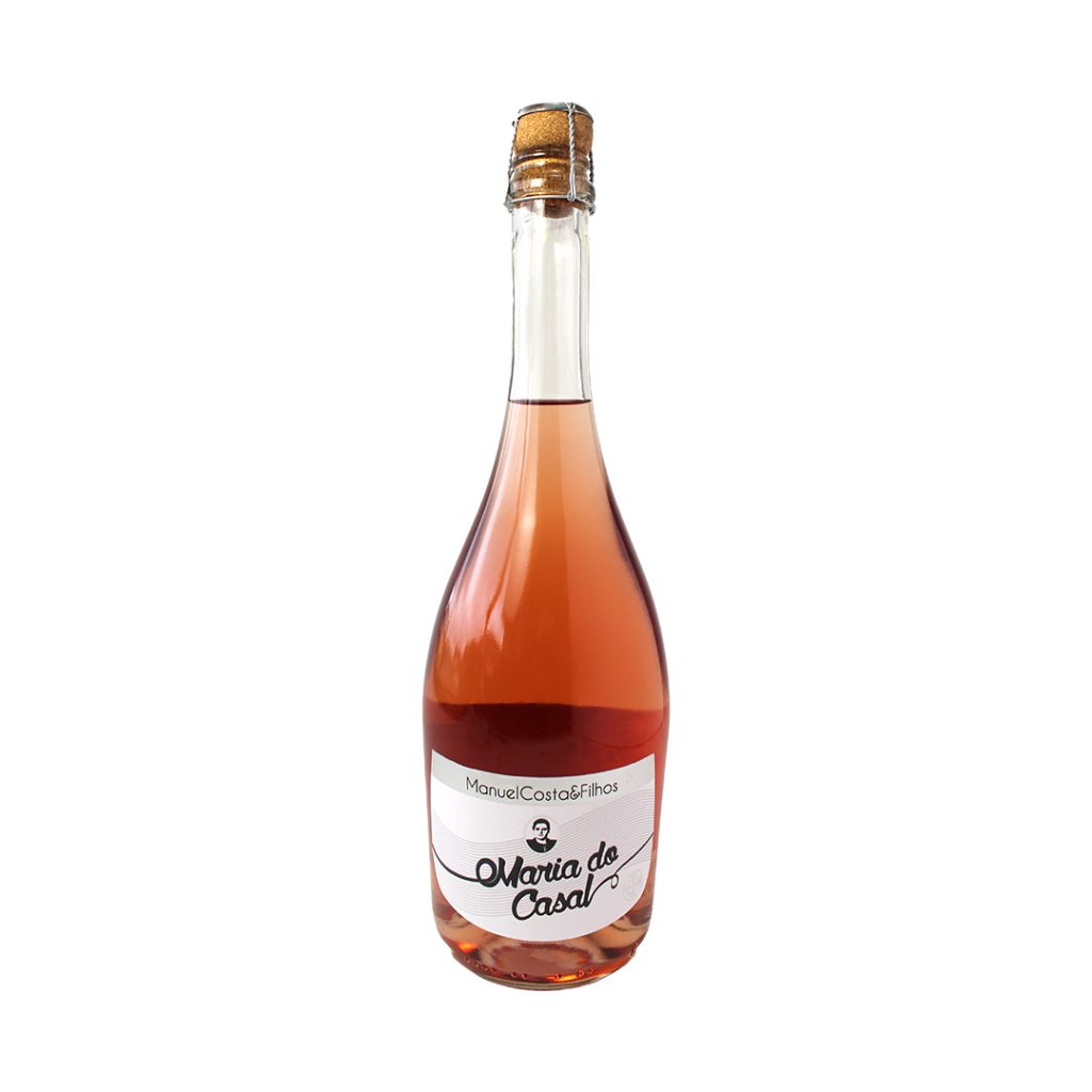 Vinho verde rosado. Vinho verde rose. Maria do Casal. Casta Espadeiro e casta Touriga.