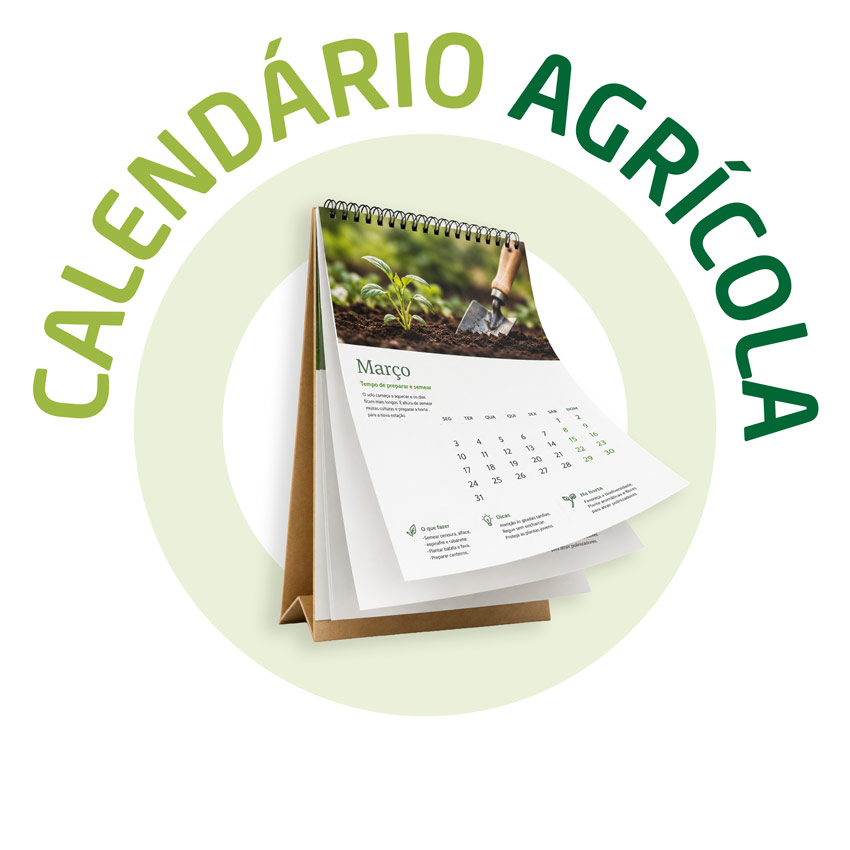 Artigos da horta mês-a-mês